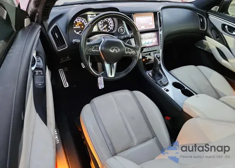 2017 Infiniti Q60 Red Sport 400 из США, поврежденный, VIN JN1FV7EK1HM610317